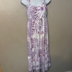 Gorls Purple 32 Degrees Tie-Dye Maxi Dress